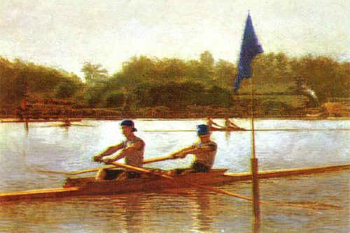 Thomas Eakins Biglen Brothers, Turning the Stake